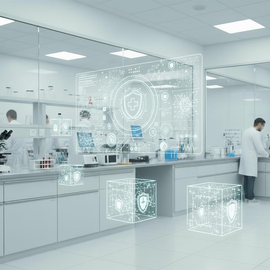 lecs cyber security for the healthcare and pharma sector