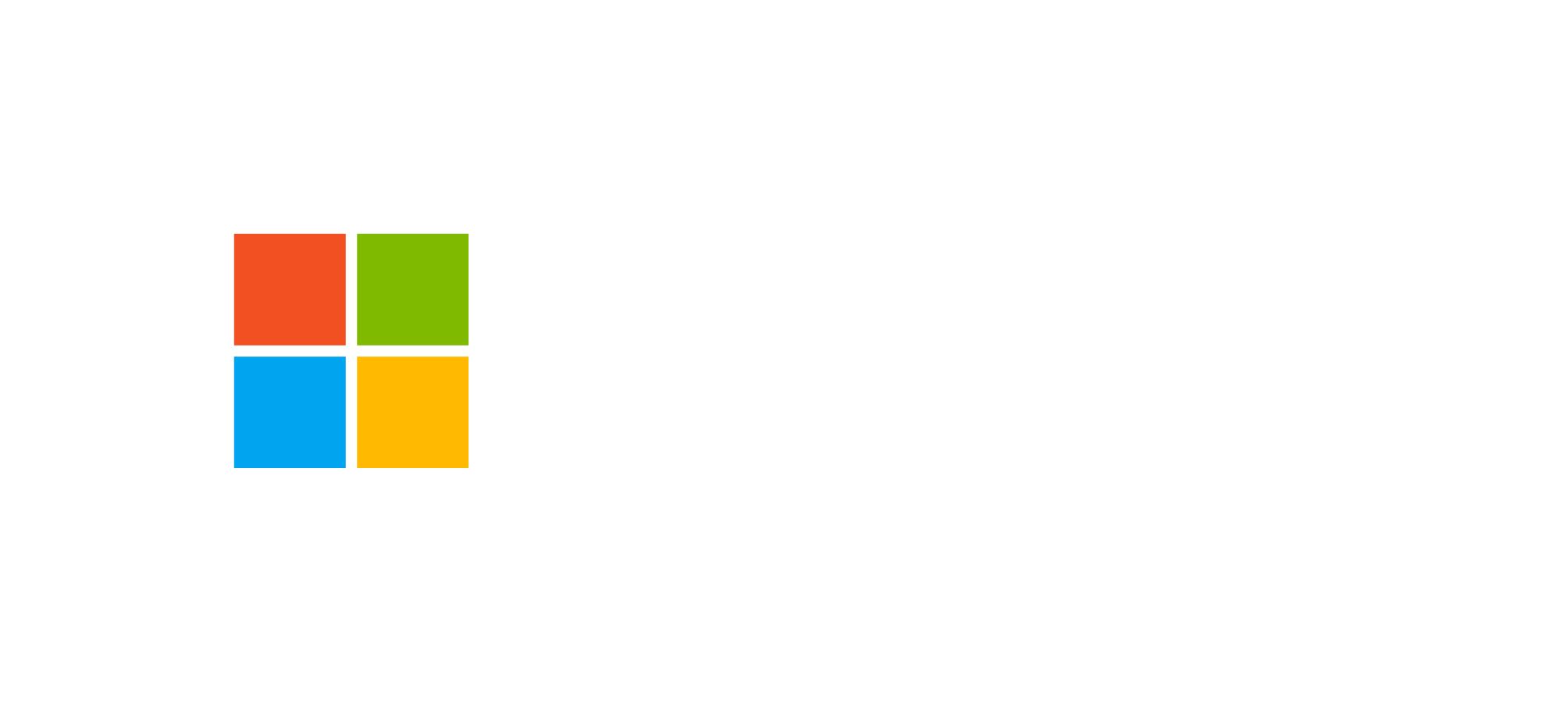 Logo Microsoftsu sfondo trasparente